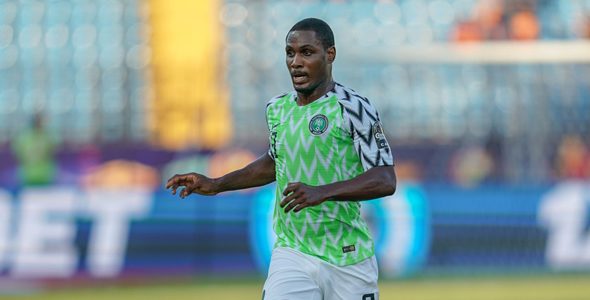 尼日利亞前锋伊加洛上场上演梅开二度的好戲。